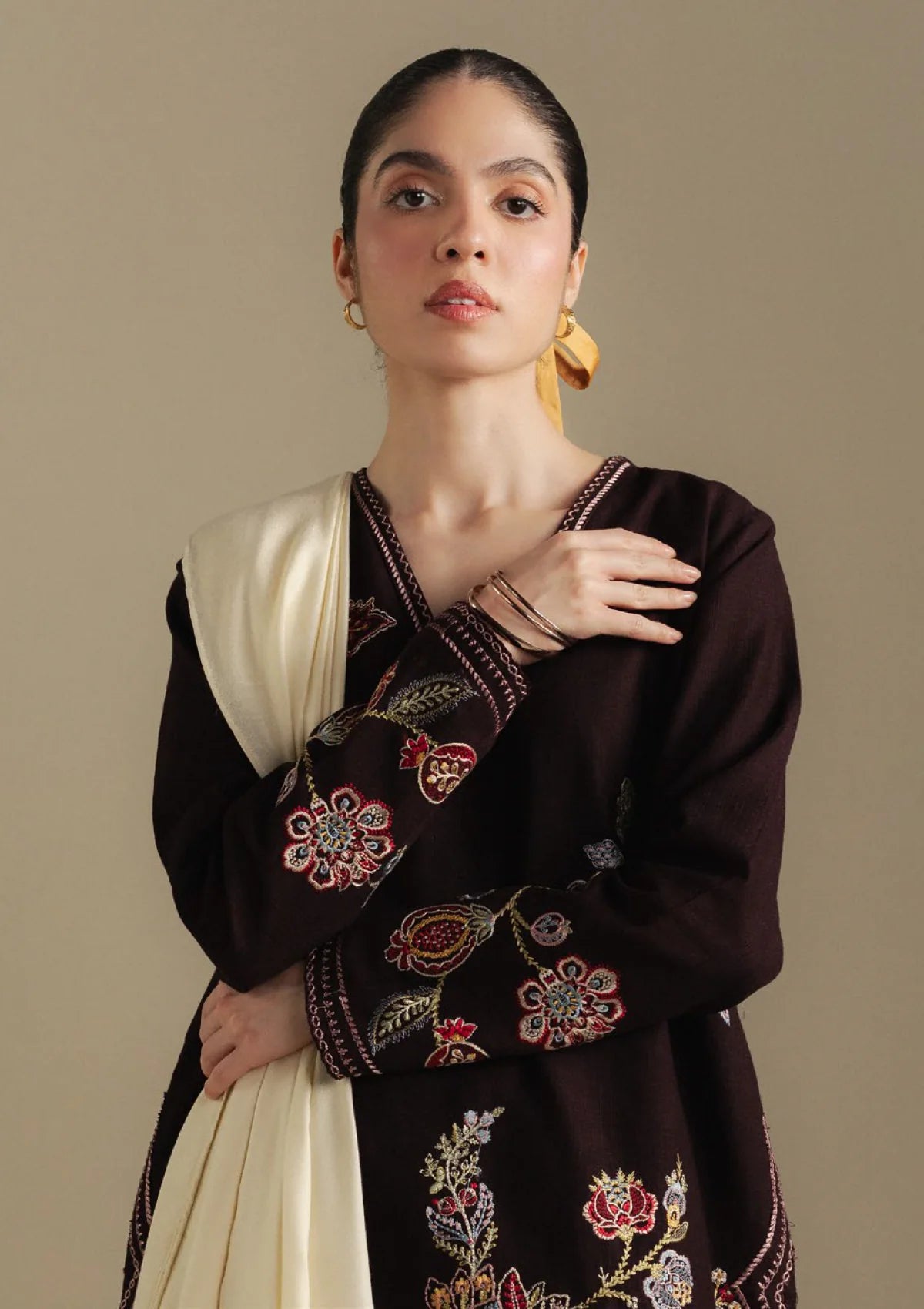 Embroidered 3pc Suit