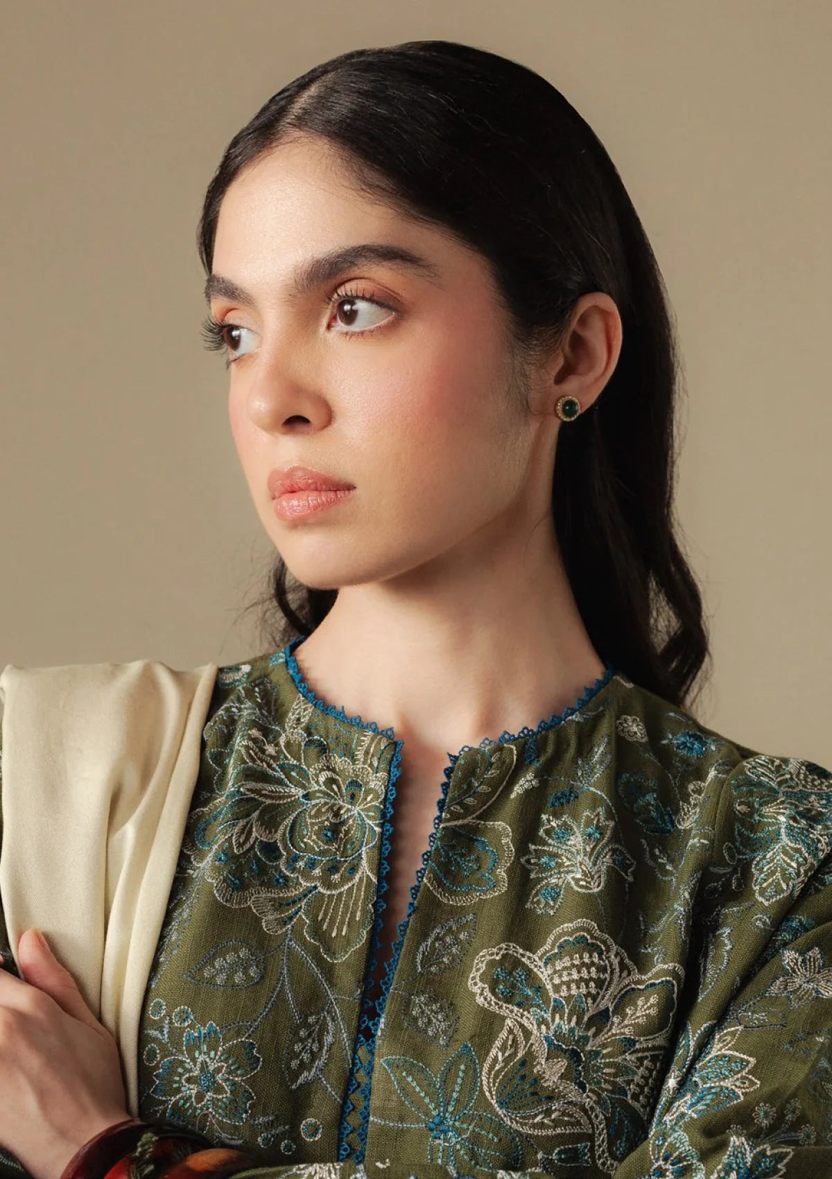 Embroidered 3pc Suit