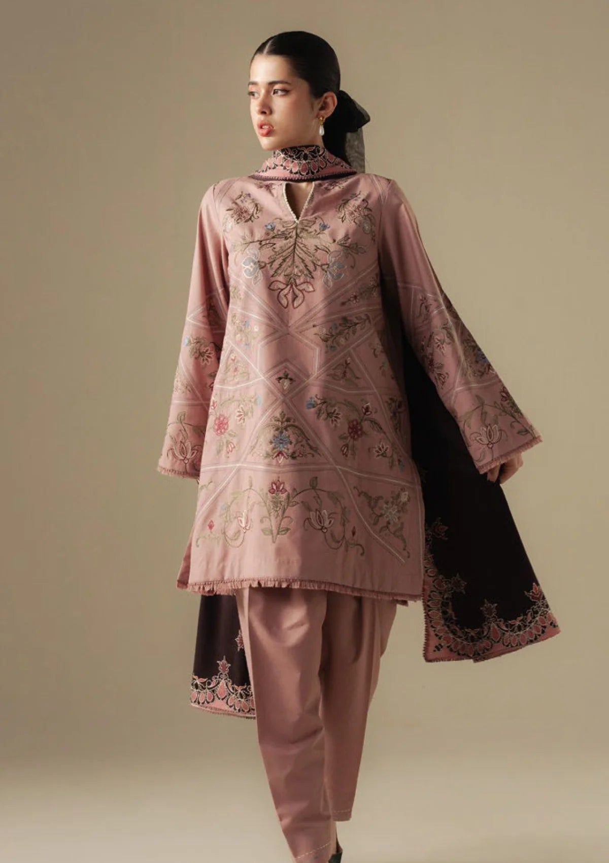 Embroidered 3pc Suit