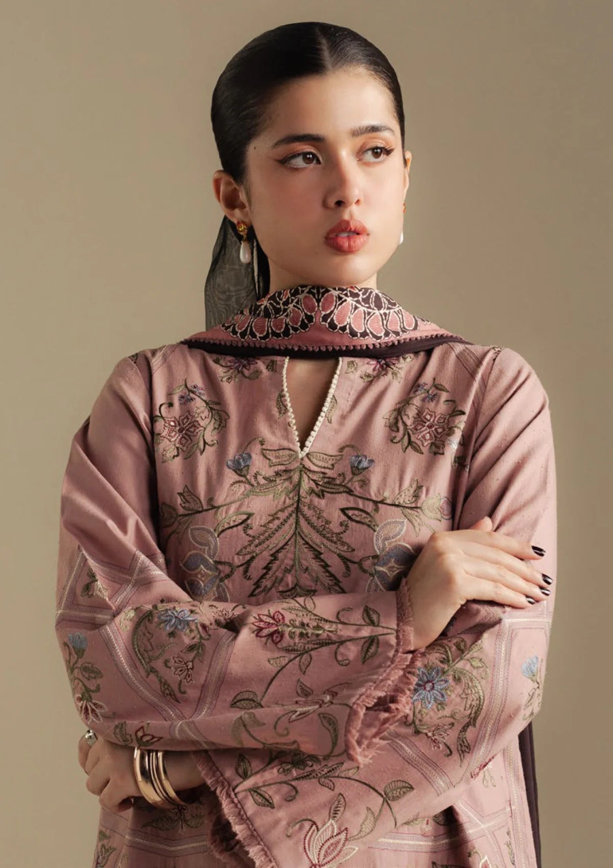 Embroidered 3pc Suit