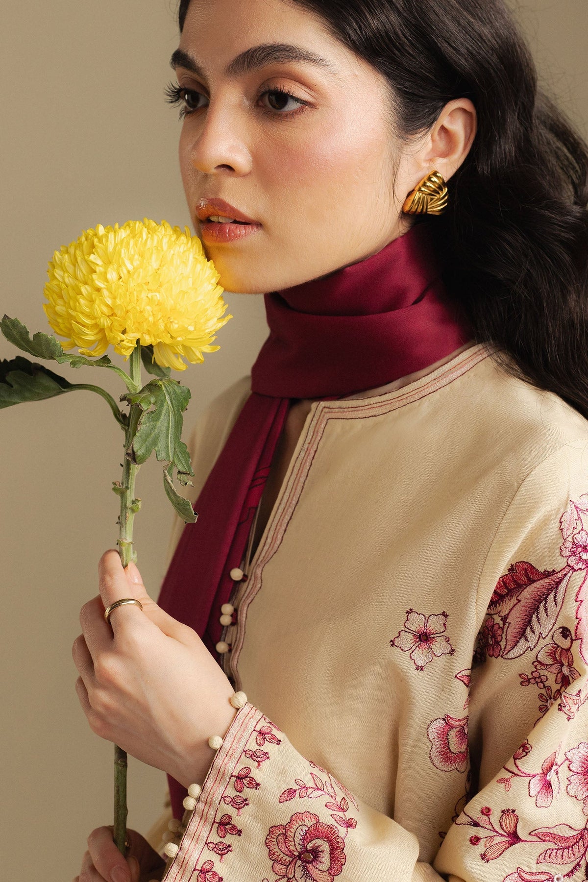 Embroidered 3pc Suit